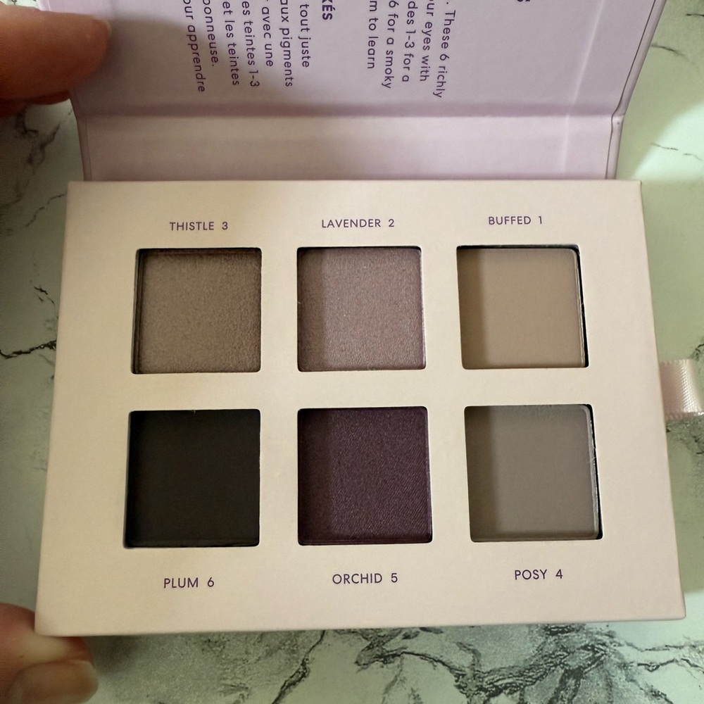 NEW bareMinerals Mineralist Eyeshadow Palette - Heathered - Mauve Plum Purple